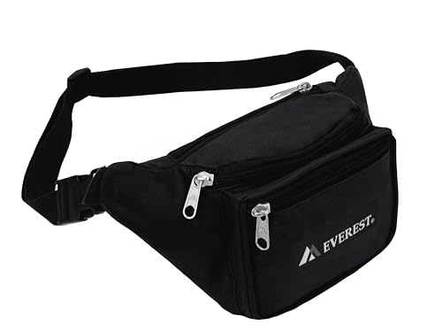 Everest Signature Waist Pack - Medium, Black, One Size - color: Black