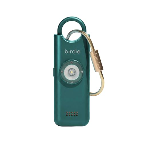She’s Birdie 3.0 New Version – The Original Personal Safety Alarm for Women by Women–Loud Siren, Flash Light and Rechargeable Battery in a Variety of Colors (Metallic Teal) - color: Metallic Teal