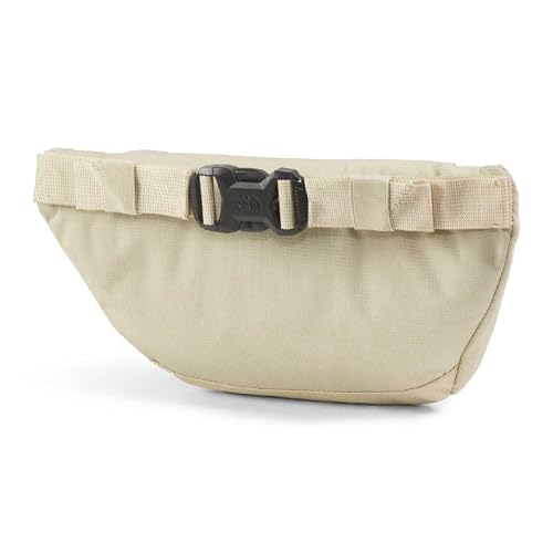 THE NORTH FACE Jester Lumbar Pack | Fanny Pack With Water Repellent Finish, 2.2 Liters, Crossbody Adjustable Strap - color: Desert Stone Dark Heather/Desert Stone