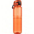 32oz Clear Tritan Water Bottle with Chug Lid - color: Red