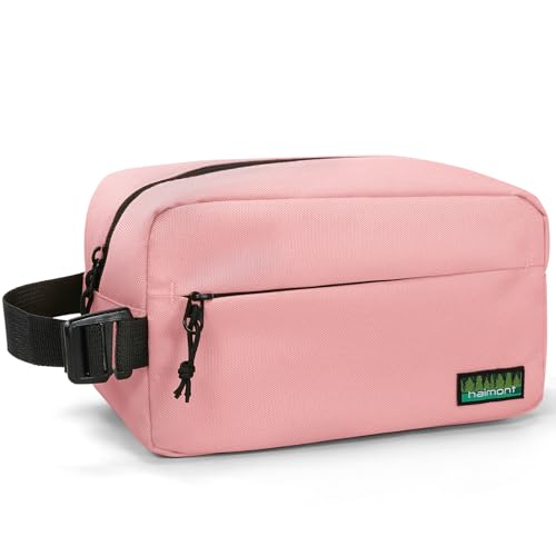 Haimont Small Freezable Lunch Insulated Bag, Reusable Freezer Snack Cooler Bag with Buckle Handle, Mini Insulated Cooler for Work Travel, Pink - color: Pink