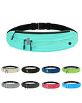 WATERFLY Running Belt Fanny Pack:Phone Holder Belt for Men Women - color: Mint Green