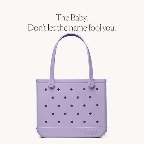 BOGG BAG Medium Tote – 15” x 12.5” x 5” – Essential Bags for Beach, Pool, Boat, Sports, Tailgating, Cruise, Travel - color: I Lilac You a Lot