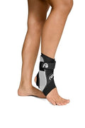 AIRCAST A60 Ankle Support Brace, Left Foot, Black, Medium (Shoe Size: Men's 7.5-11.5 / Women's 9-13) - color: Black (Left Foot), size: Medium