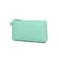 Small Makeup Bag for Purse, Leather Cosmetic (Light Green) - color: Light Green