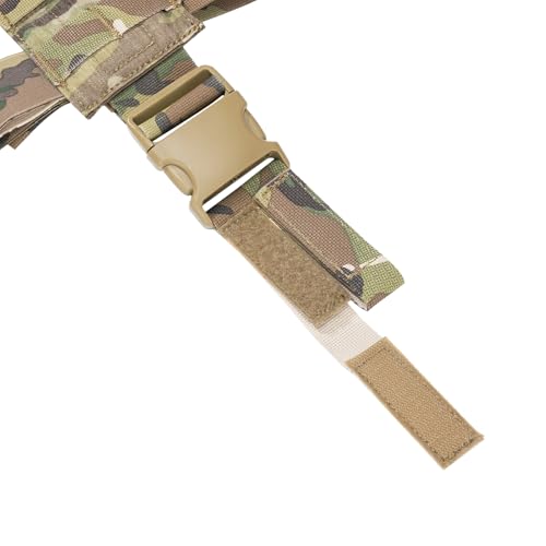 EXCELLENT ELITE SPANKER Tactical Drop Leg Holster Adjustable Drop Leg Platform Molle Module Universal Bag for Left/Right Leg - color: MCP