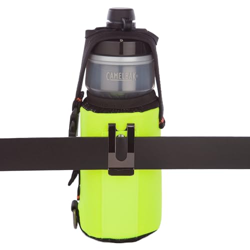 CamelBak Professional Insulated 21 OZ. Bottle with Rugged Poly Canvas Holder, Metal Belt Clip and Adjustable Straps - color: Hi Vis Yellow (Bottle)