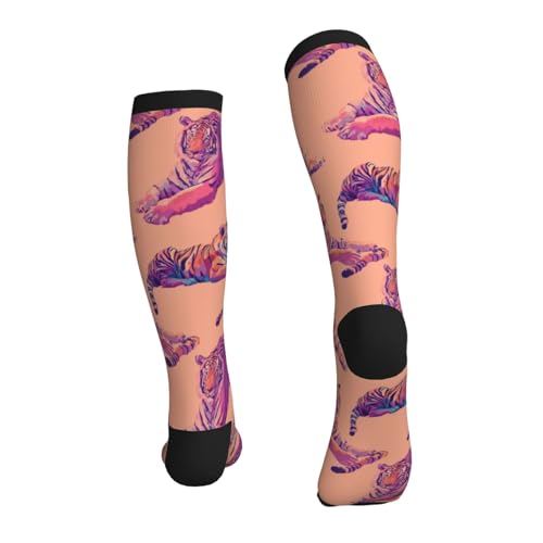 Graduated Compression Socks Knee High For Women Men Athletic - color: 19
