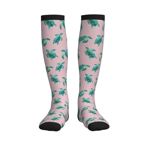 Graduated Compression Socks Knee High For Women Men Athletic - color: 1