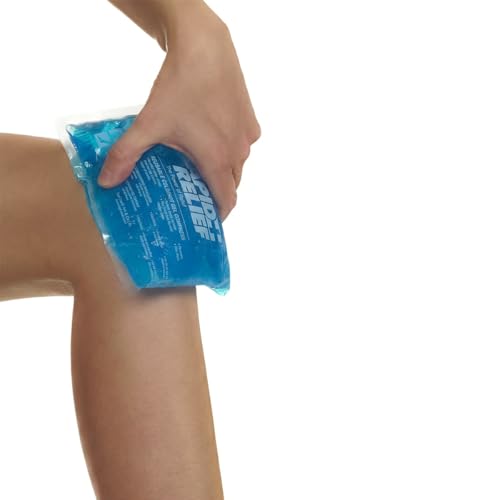 Rapid Relief Gel Ice Pack, Reusable Cold Pain Relief, Medium 5x9 Inch 1 Ct - size: 5 x 9 Inch