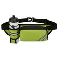 Fanny Pack with Water Bottle Holder for Men Women – Large Hiking Fanny Pack with Adjustable Strap Belt for Cycling Hiking Dog Walking Outdoor, Water Resistant Pack Green(Bottle Not Included) - color: Green