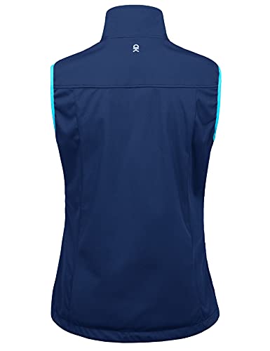 Little Donkey Andy Women's Lightweight Softshell Vest - color: Blue, size: 3X-Large