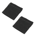 Wrist Wallet Wristband with Zipper, Wrist SweatBands - color: Black
