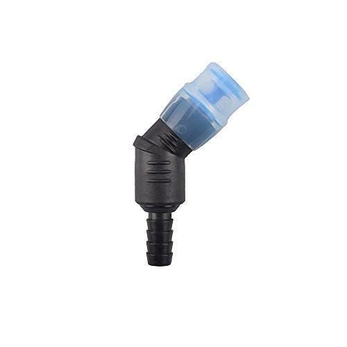 J.CARP ON-Off Switch Bite Valve Tube Nozzle Replacement for Water Bladder - color: 45° Black