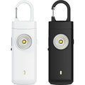 Rechargeable Personal Alarm for Women - 2 Pack Christmas Birthday Gifts for Women, Daughter, College Student, Teen Girl, Night Workers, Elders, Kids, Siren Alarm, USB Charging, Backl&White - color: Backl&White