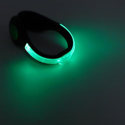 LED Shoes Clip Lights, USB Charging Clip On Shoe Lights, Safety Night Running Gear for Walking Jogging Biking Cycling Biking Accessories - color: Green