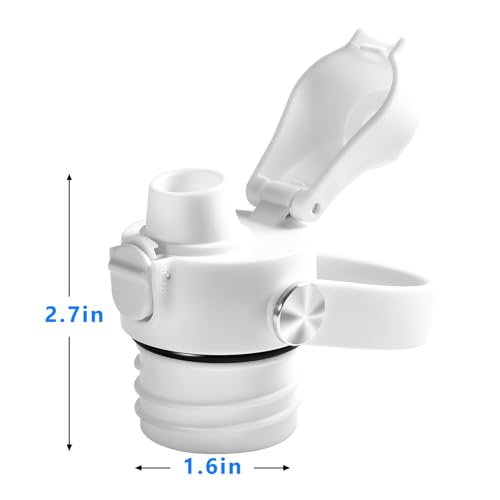 XACIOA Replacement Flip Lid for Hydro Flask Standard Mouth Bottle - color: White