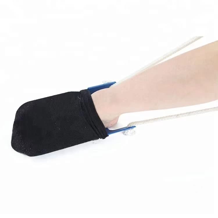 Hip Kit for Total Hip Replacement Prime Kit, Shoe Horn, Foldable 32" Grabber Tool, Dressing Stick & Sock Aide, Leg Lifter, Long Bath Sponge, Grabbers Elderly Reaching Tool, 6PC-Kit, Blue, by Luxet - color: 6pc Hip Replacement Kit Blue