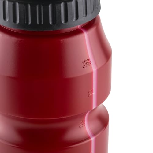 Cannon Sports 1 Liter Sports Water Bottle, 2 Lids, BPA-Free (Burgundy) - color: Burgundy