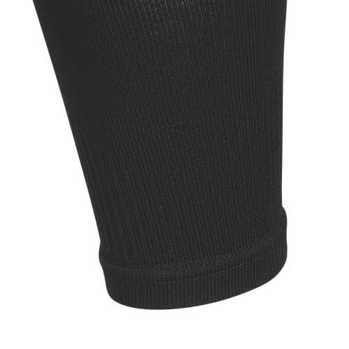 adidas Metro Soccer Socks or Calf Sleeves 1 Pair - color: Black/White/Calf Sleeve, size: Large, style: Calf Sleeve