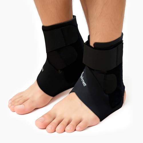 Ankle Support Brace for Men & Women with Stabilizers 2-Pack