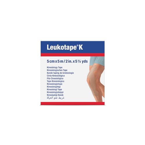 Leukotape K Kinesiology Tape, 2 in x 5.5 yds, 1 Roll - color: Tan, size: 2"