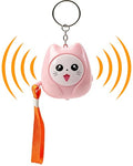 Cute Cat Personal Safety Alarm Keychain,Self Defense Alarm for Women,Pink - color: Pink