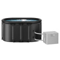 Upgraded 148Gal XXL Oval Ice Bath Tub for Athletes, 7 Layered Portable Cold Plunge Tub with Insulated Lid and Travel Bag, Inflatable Ice Pod for Home, Gym, Indoor, Outdoor Use - size: 148Gal Ice Tub