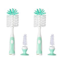 Multifunctional Cleaning Brush, Baby Bottle Brush, Bottle Brush Cleaner - color: Green 2