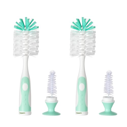 Multifunctional Cleaning Brush, Baby Bottle Brush, Bottle Brush Cleaner - color: Green 2