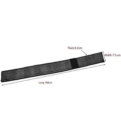 Elastic Knee Wrap Compression Bandage Brace, Black, 1pcs, 70.8 inch