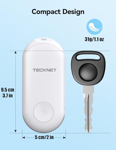 TECKNET Personal Safety Alarm, Rechargeable Personal Alarms for Women, 130dB Extra Loud Siren & Strobe Light Travel Safe Self Defense Alarm, Gift for Women, College Girls, Teenagers, Seniors(White) - color: White