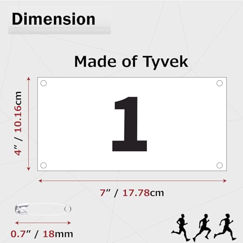 Triathlon Belt with 1-100 Running Bib Numbers
