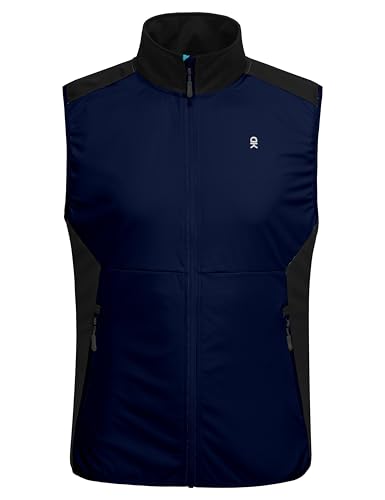 Little Donkey Andy Men's Softshell Vest Lightweight Windproof Waterproof - color: Reflective Blue, size: X-Large