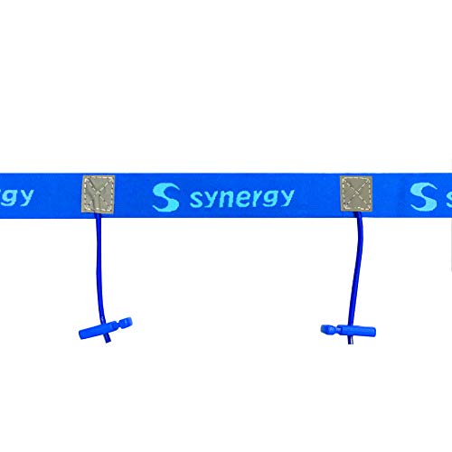 Synergy Running/Triathlon Race Day Number Belt - color: Blue 25 1-Pack