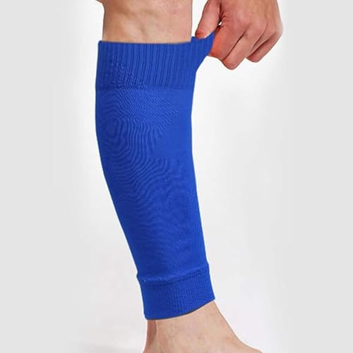 COUVER Unisex Long Leg Compression Sleeves - color: Blue, size: Large