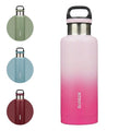 BJPKPK 32oz Insulated Water Bottle Stainless Steel Water Bottle with Handle - color: Cherry, size: 32 Ounces