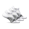 Feetures Elite Light Cushion No Show Tab Sock Wave - color: New White (3 Pair), size: Large