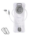 HEIKLN Hydration Bladder 1.5L-2L-2.5L-3L,Leak Proof Water Reservoir, BPA Free Military Water Storage Bladder Bag Hydration Pack Replacement Easy Clean for Bicycling Hiking Camping Hunting Running - color: 2.5L White