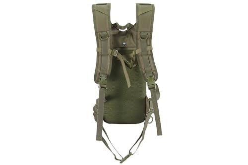 Lancer Tactical Lightweight Nylon Hydration Backpack - Ideal for EDM Music Festivals, Hiking, Running, Cycling, Airsoft, Hunting, and Climbing - color: OD Green