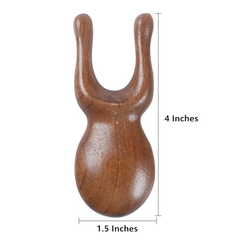 OULIGET Natural Wooden Nose Guasha Massage Tools Anti-Static, Eyes Facial Wood Gua Sha Tool,face Manual Massager Tool, Multifunctional Handheld Meridians Acupoint Massage Tool,1 Pieces. - style: Nose Guasha