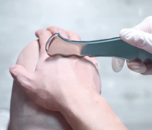 STICKON Guasha Tool Scraping Massage Tools Gua Sha Stainless Steel IASTM Tools Great Soft Tissue Mobilization Tool (STICKON-21) - style: STICKON-21