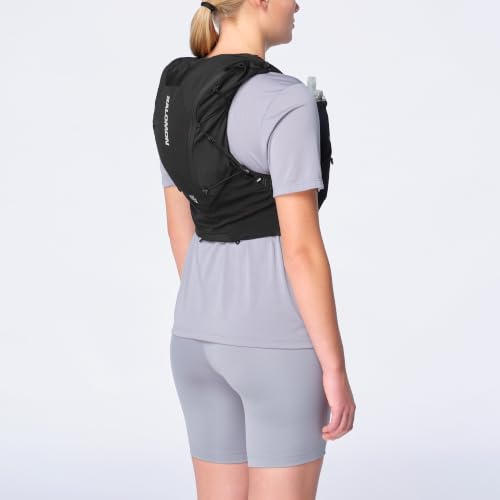 Salomon Unisex Advance Skin 12 | 12 Liter Hydration Trail Running Vest - color: Black, size: Large