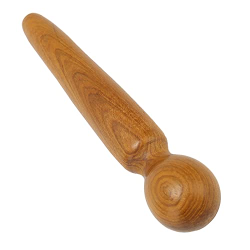 Dioche Reflexology Foot Massage Wooden Stick, Wood Health Treatment Traditional Tool Manual Massager for Travel
