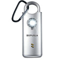 135dB Personal Safety Alarm for Women, SOS Strobe Alarm,Silver - color: silver