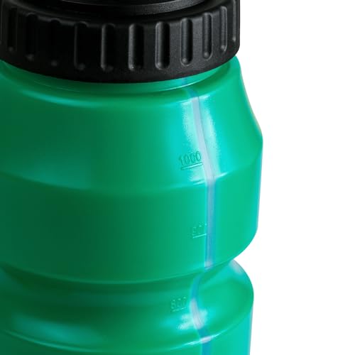 Cannon Sports 1 Liter Sports Water Bottle, 2 Lids, BPA-Free (Green) - color: Green