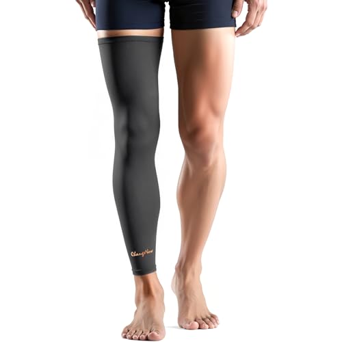Copper Leg Compression Sleeve Ultra Breathable Full Leg Compression Sleeve