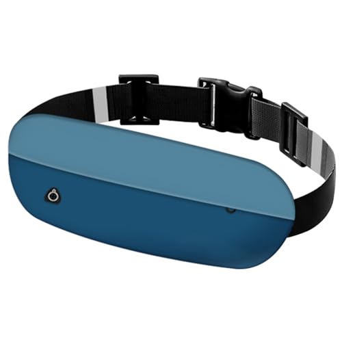 Waterproof Running Belt Waist Pack – Lightweight Fitness Phone Holder for Men Women,Adjustable Sport Bum Bag with Zipper Pockets for iPhone 15/16 Pro Max,Keys,Card (GSP8802, Blue Dark blue) - color: Blue Dark blue