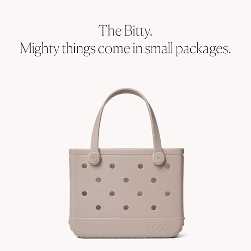 BOGG BAG Bitty Small Tote – 11” x 8.5” x 4.5” – Essential Bags for Beach, Pool, Boat, Sports, Tailgating, Cruise, Travel - color: Mushroom