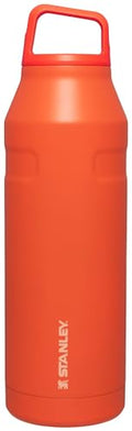 Stanley IceFlow Cap and Carry Water Bottle | Wide Mouth Twist Lid | Lightweight & Leakproof for Travel & Sports | Insulated Stainless Steel | BPA-Free - color: Tigerlily, style: 50 Oz